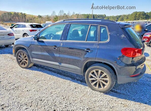 WVGAV7AX9JK000476 2018 VOLKSWAGEN TIGUAN Черный Задняя левая четверть
