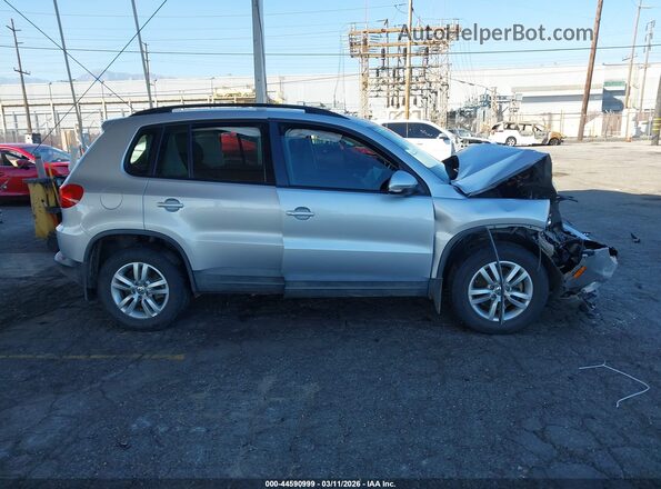 WVGBV7AX2GW016525 2016 VOLKSWAGEN TIGUAN Серебряный Вид щитка приборов