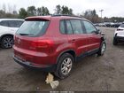 2016 Volkswagen Tiguan S Красный vin: WVGBV7AX8GW040635