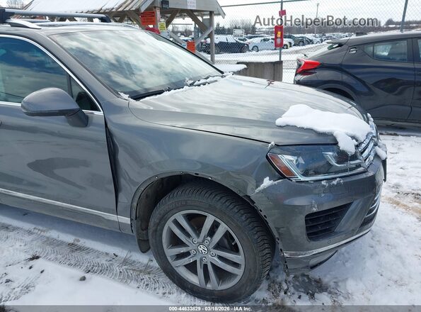 WVGEF9BP5GD012310 2016 VOLKSWAGEN TOUAREG Серый Вид спереди
