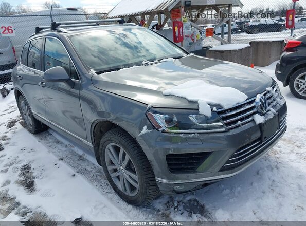 WVGEF9BP5GD012310 2016 VOLKSWAGEN TOUAREG Серый Передняя правая четверть