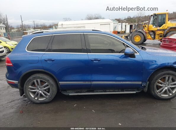 WVGEF9BP9GD003397 2016 VOLKSWAGEN TOUAREG Синий Вид щитка приборов