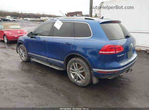 WVGEF9BP9GD003397 2016 VOLKSWAGEN TOUAREG Синий Задняя левая четверть
