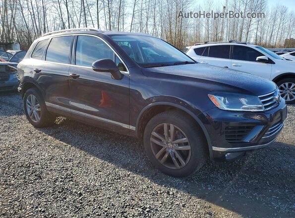 WVGEP9BP2GD001536 2016 VOLKSWAGEN TOUAREG Черный Передняя правая четверть