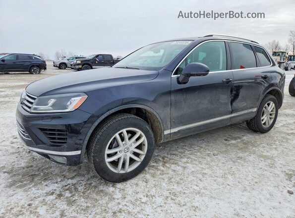 WVGEP9BP5GD005967 2016 VOLKSWAGEN TOUAREG Синий Передняя левая четверть