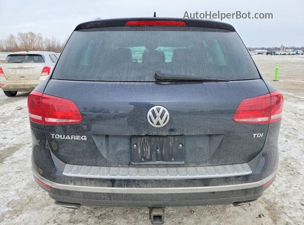 WVGEP9BP5GD005967 2016 VOLKSWAGEN TOUAREG Синий Вид сзади