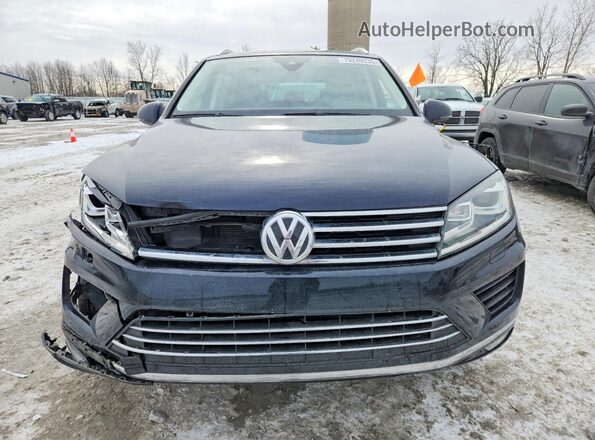 WVGEP9BP5GD005967 2016 VOLKSWAGEN TOUAREG Синий Вид спереди