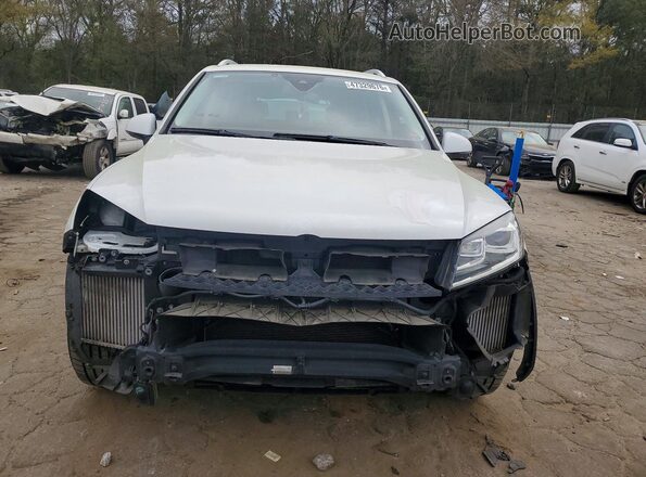 WVGEP9BP6GD002883 2016 VOLKSWAGEN TOUAREG Белый Вид салона спереди