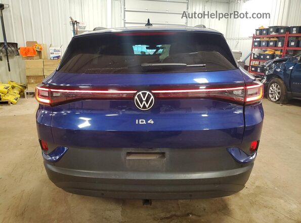 WVGGNPE28NP047290 2022 VOLKSWAGEN ID.4 Blue Widok z tyłu