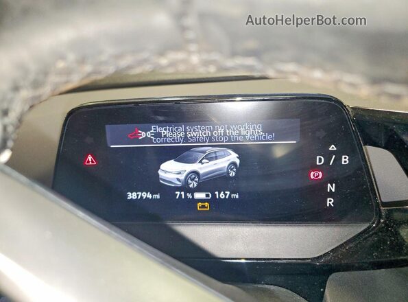 WVGGNPE28NP047290 2022 VOLKSWAGEN ID.4 Blue Widok zestawu wskaźników