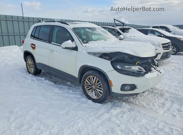 WVGJV7AX5GW592766 2016 VOLKSWAGEN TIGUAN Белый Передняя правая четверть