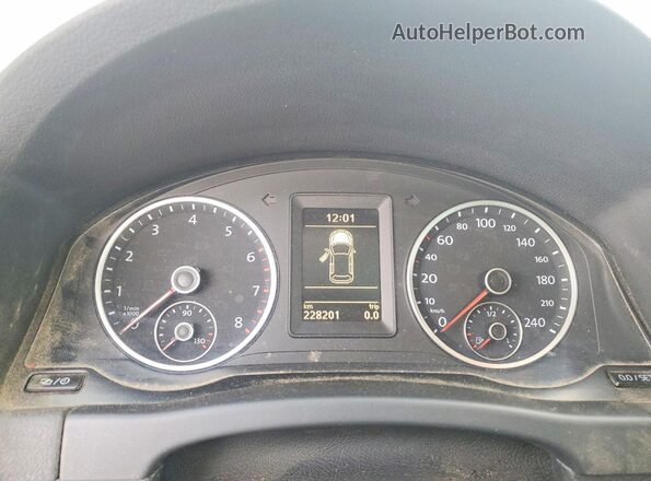WVGJV7AX5GW592766 2016 VOLKSWAGEN TIGUAN Белый Вид щитка приборов