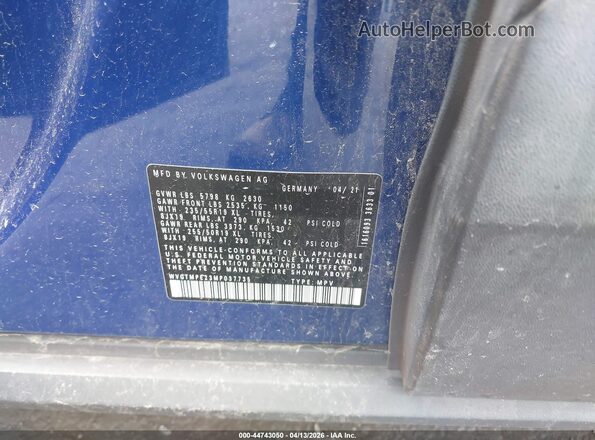 WVGTMPE23MP037735 2021 VOLKSWAGEN ID.4 Синий Вид подкапотного пространства