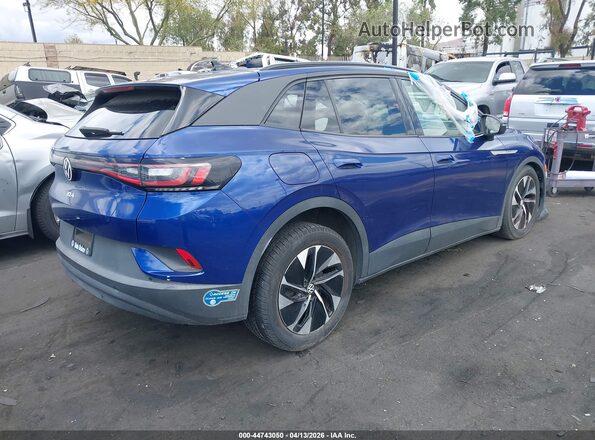 WVGTMPE23MP037735 2021 VOLKSWAGEN ID.4 Синий Задняя правая четверть
