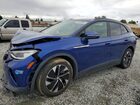 2021 Volkswagen Id.4 Pro S Blue vin: WVGTMPE27MP038192