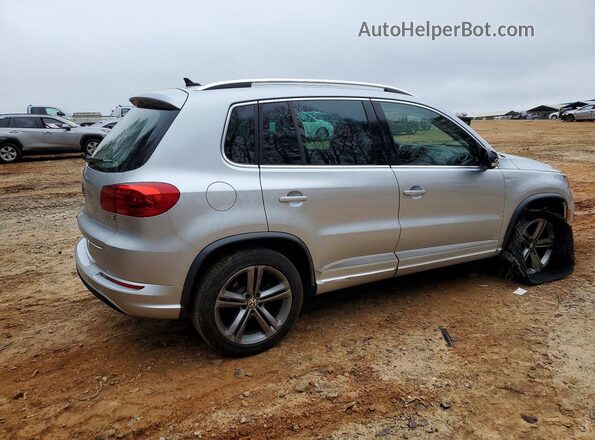 WVGTV7AX2HK012925 2017 VOLKSWAGEN TIGUAN Silver Trasero derecho