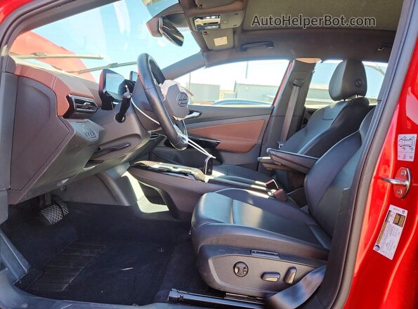 WVGUNPE20NP071764 2022 VOLKSWAGEN ID.4 Red Вид салону спереду