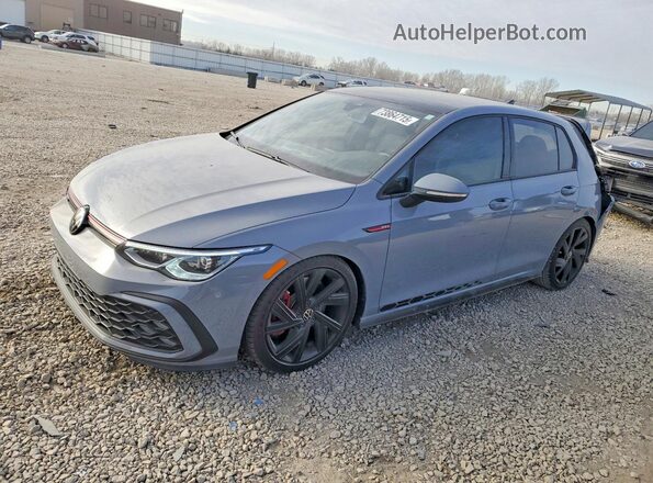 WVW3A7CD7PW201709 2023 VOLKSWAGEN GTI Gray Vista tres cuartos delantera izquierda
