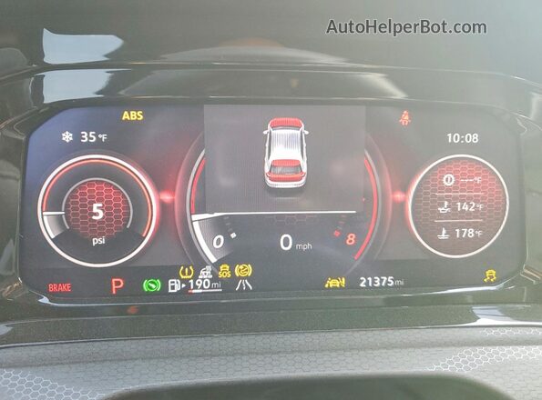 WVW3A7CD7PW201709 2023 VOLKSWAGEN GTI Gray Vista del cuadro de instrumentos