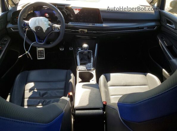 WVWBB7CD0PW196023 2023 VOLKSWAGEN GOLF Синий Вид панели приборов