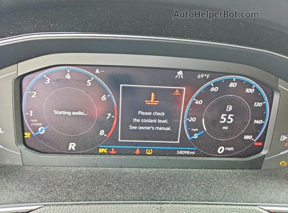 WVWCR7AN4LE014321 2020 VOLKSWAGEN ARTEON Угольный Вид щитка приборов