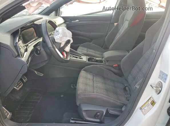 WVWG87CD4NW145707 2022 VOLKSWAGEN GTI Белый Вид салона спереди