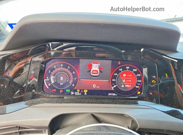 WVWGA7CD4PW148453 2023 VOLKSWAGEN GTI Белый Вид щитка приборов