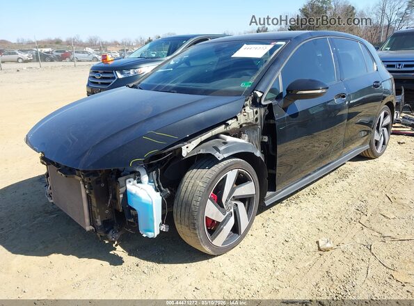 WVWGA7CDXRW222588 2024 VOLKSWAGEN GOLF Черный Передняя левая четверть