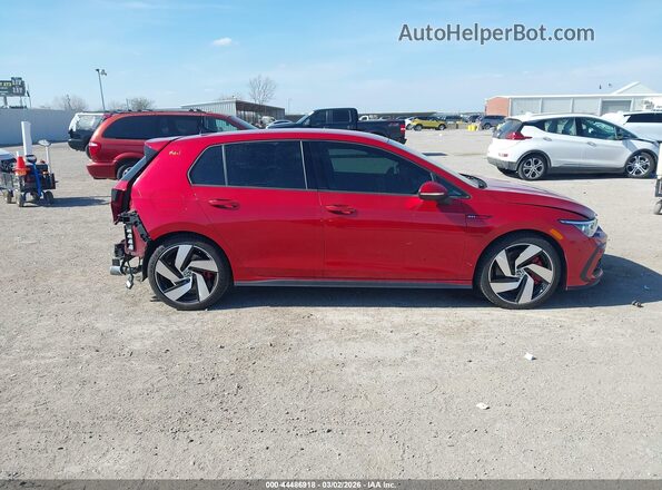 WVWHA7CD9PW124640 2023 VOLKSWAGEN GOLF Красный Панорамный вид салона 360°