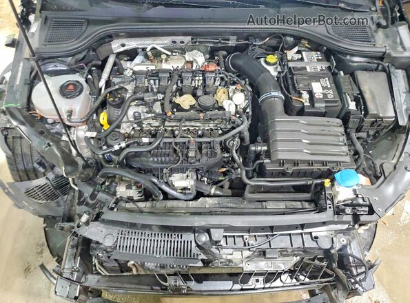 WVWN87CD8NW124348 2022 VOLKSWAGEN GTI Black Вид задньої частини салону
