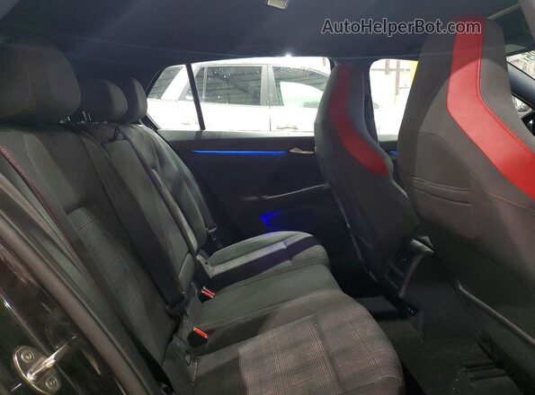 WVWN87CD8NW124348 2022 VOLKSWAGEN GTI Black Вид задніх сидінь