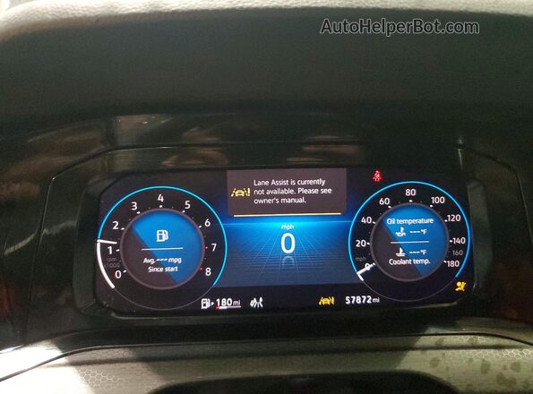 WVWN87CD8NW124348 2022 VOLKSWAGEN GTI Black Вид щитка приладів