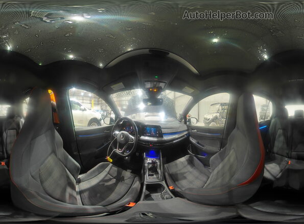 WVWN87CD8NW124348 2022 VOLKSWAGEN GTI Black Панорамний вид салону 360°