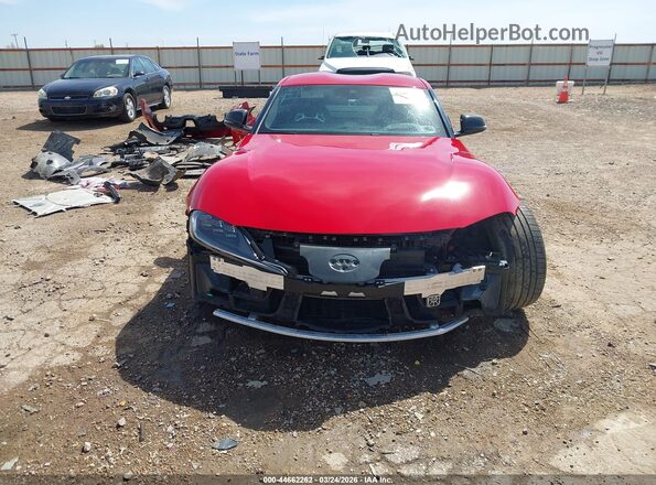 WZ1DB0C04MW034910 2021 TOYOTA GR SUPRA Red Widok wnętrza z tyłu