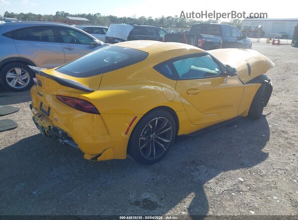 WZ1DB2C05NW047937 2022 TOYOTA GR SUPRA Желтый Задняя правая четверть