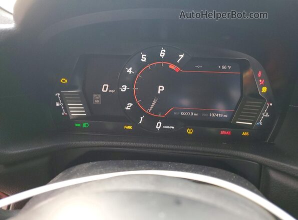 WZ1DB4C01LW030139 2020 TOYOTA GR Red ხელსაწყოთა პანელის ხედი