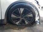 2023 Polestar 2 Gray vin: YSMED3KA2PL161691 Damage: Right Front Wheel, Curb Rash, > 12 Inches