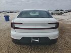 2024 Polestar 2 White vin: YSMFE3KAXRL213783 Damage: Rear Bumper Cover Upper, Heavy Scratch, 1 To 2 Inches