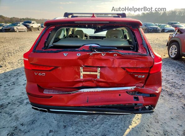 YV1102EL8L2391324 2020 VOLVO V60 Red Vista trasera