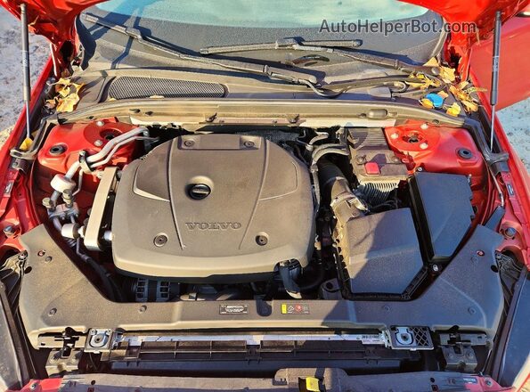 YV1102EL8L2391324 2020 VOLVO V60 Red Vista interior trasera