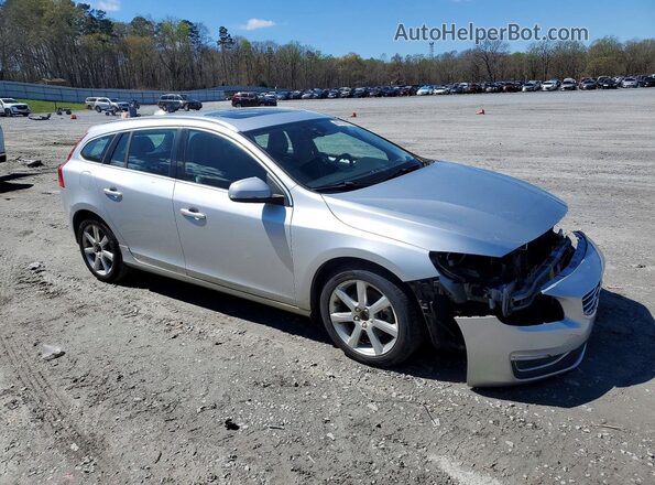 YV140MEK4G1291863 2016 VOLVO V60 Серебряный Передняя правая четверть