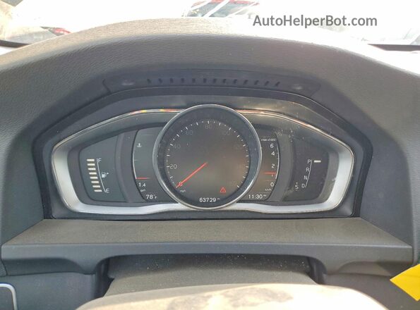 YV140MEK5H1333846 2017 VOLVO V60 Синий Вид щитка приборов