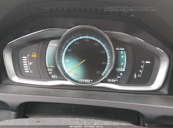 YV140MEKXG1290426 2016 VOLVO V60 Серебряный Вид задних сидений