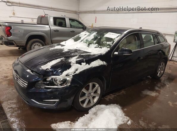 YV140MEKXG1302669 2016 VOLVO V60 Синий Передняя левая четверть