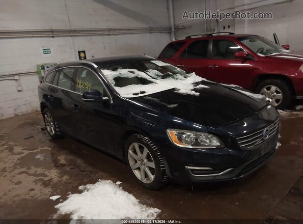 YV140MEKXG1302669 2016 VOLVO V60 Синий Передняя правая четверть