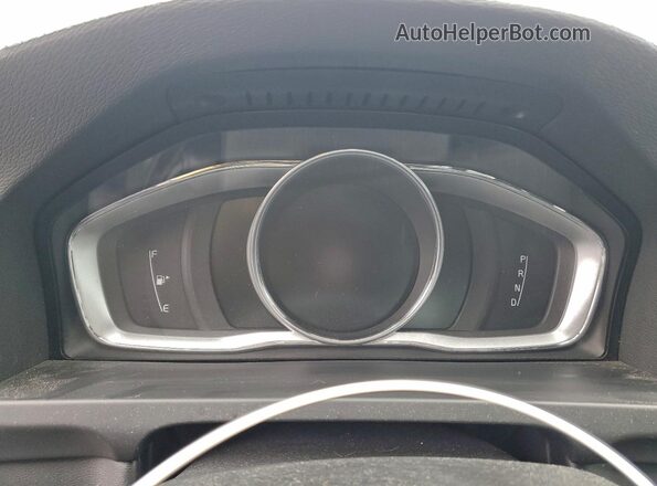 YV149MTS7H2438651 2017 VOLVO S60 Blue Instrument cluster view