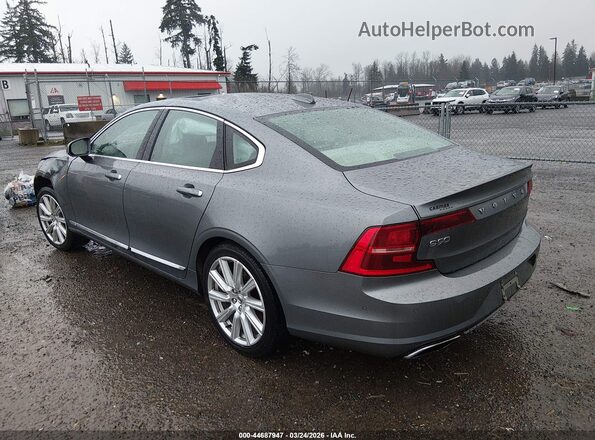 YV1A22ML2H1006767 2017 VOLVO S90 Серый Задняя левая четверть