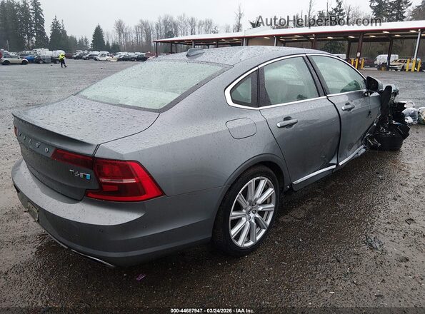 YV1A22ML2H1006767 2017 VOLVO S90 Серый Задняя правая четверть