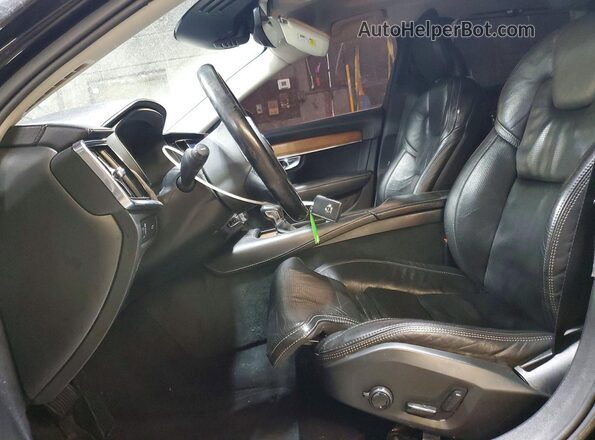 YV1A22ML2H1017753 2017 VOLVO S90 Black Widok wnętrza z przodu