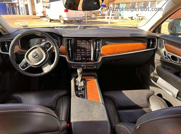 YV1A22ML4H1007385 2017 VOLVO S90 Black Vista de los asientos traseros